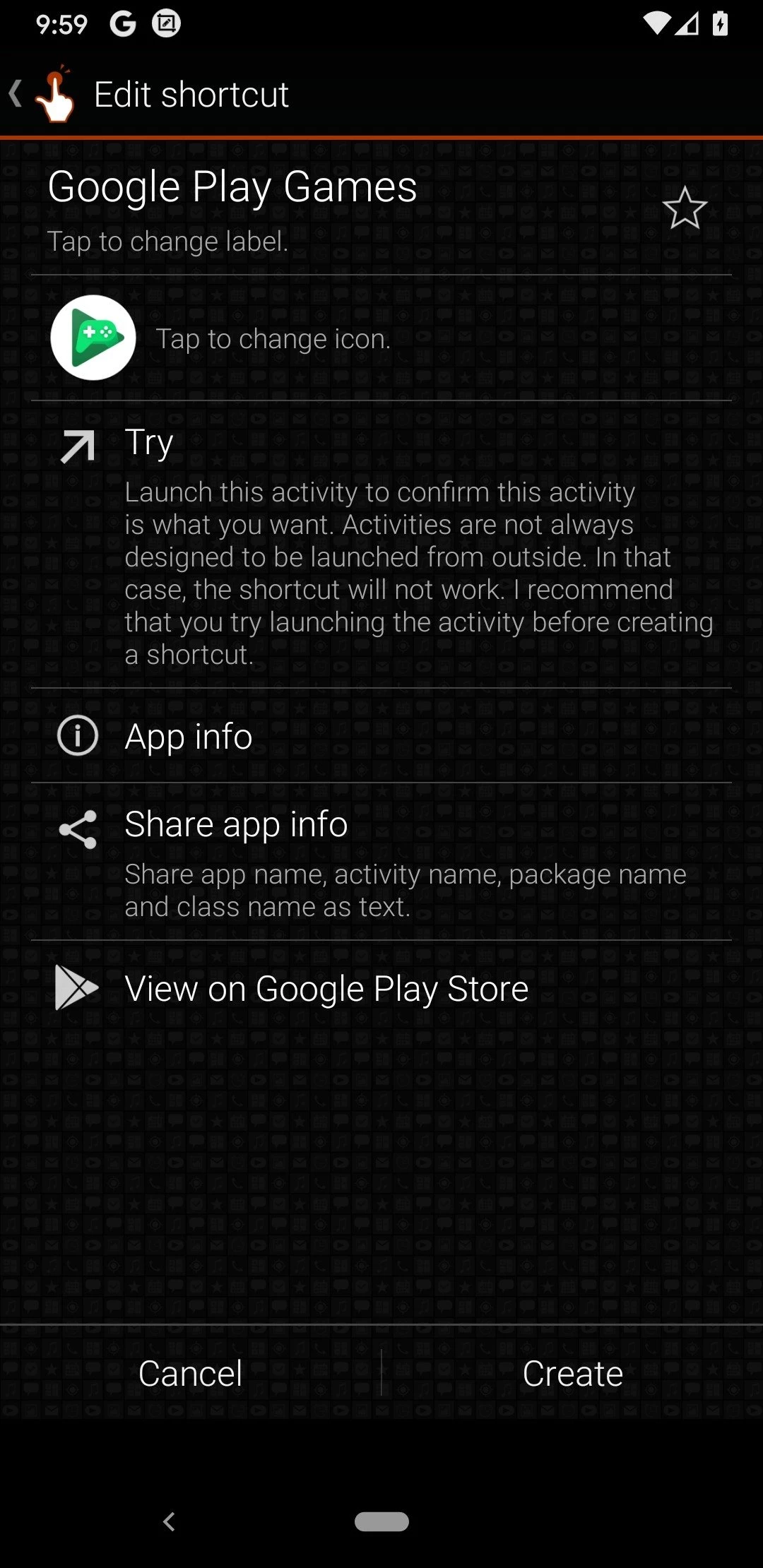 QuickShortcutMaker — skærmbillede 3